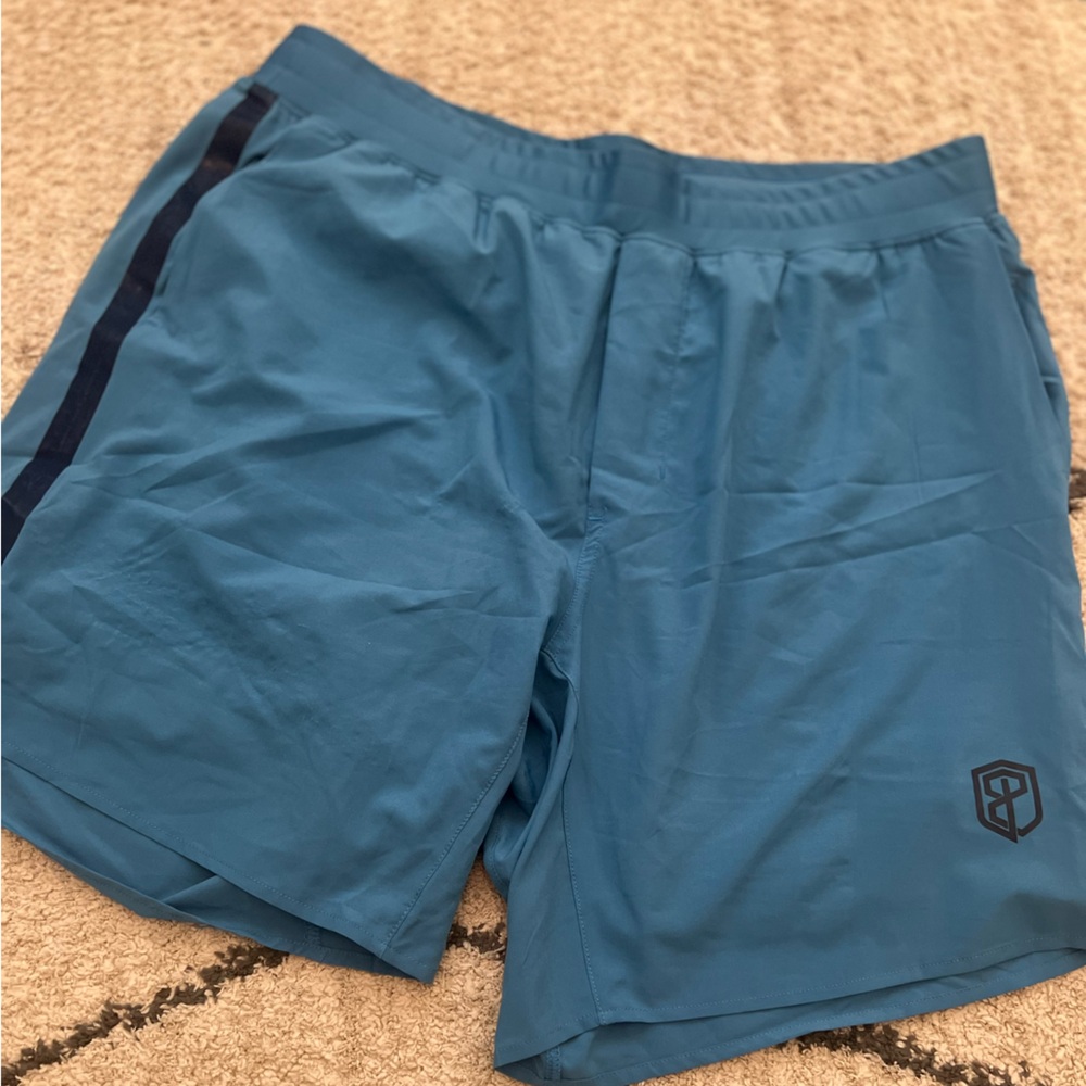 Born Primitive Blue Athletic Shorts with liner